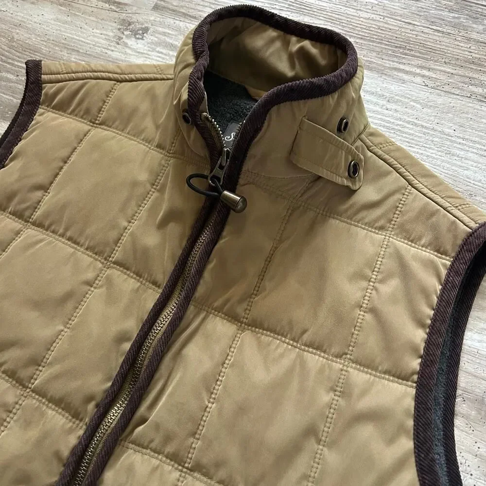 St-john-s-bay Men's Green and Brown Gilet